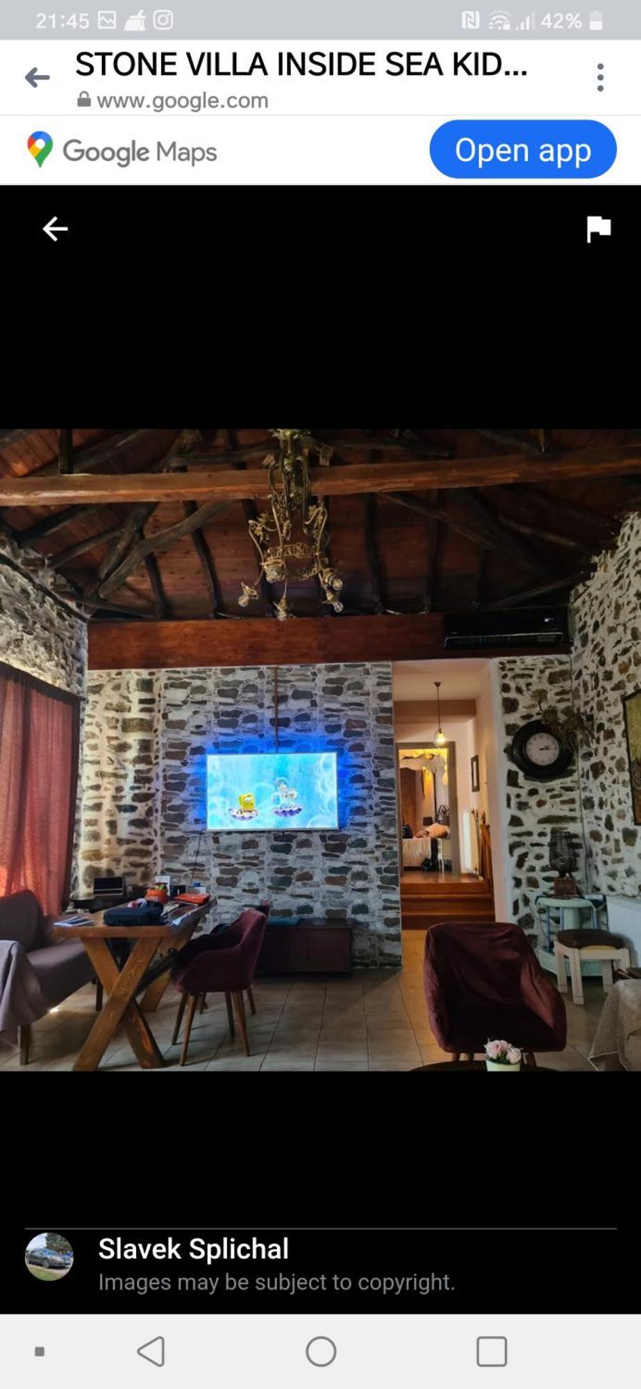 Stone Villa Inside Sea- Kids'Land Platanidia Buitenkant foto